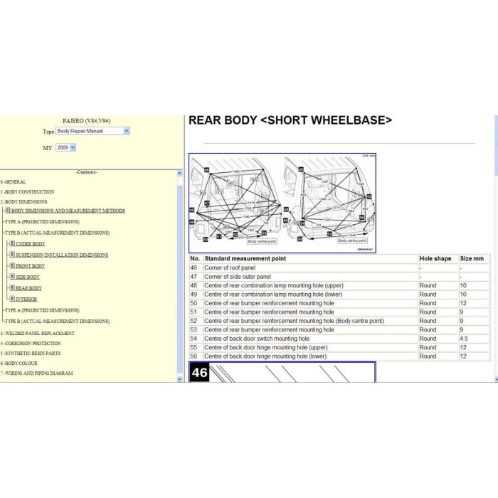 MITSUBISHI PAJERO IV 2006 - 2015 SERVICE MANUAL