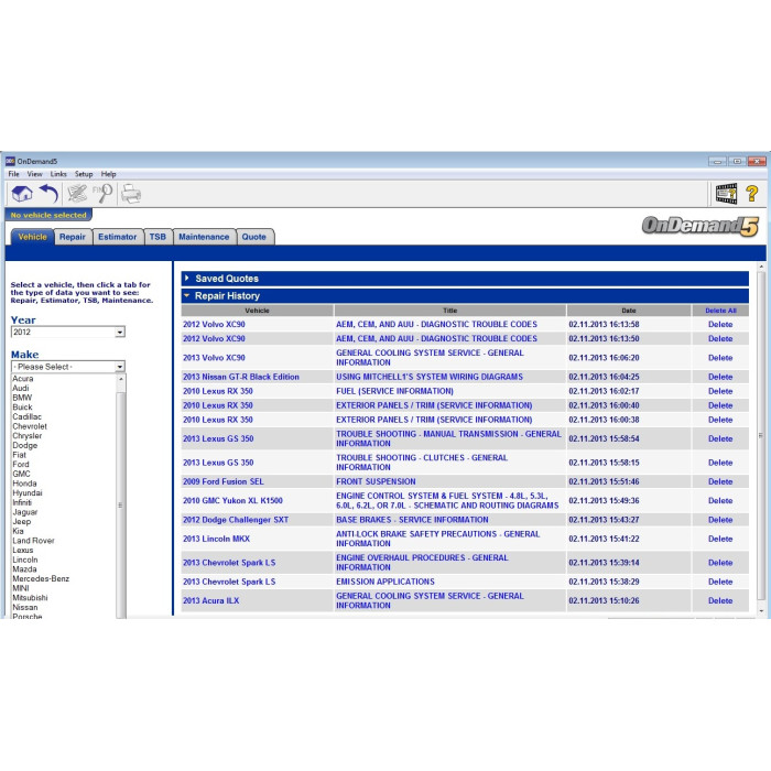 MITCHELL ONDEMAND SERVICE & REPAIR + ESTIMATOR v.5.8 1st quarter 2015