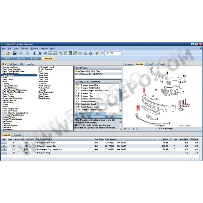 MITCHELL ESTIMATING ULTRAMATE v7.1 2015