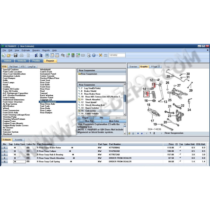 MITCHELL ESTIMATING ULTRAMATE v7.1 2015