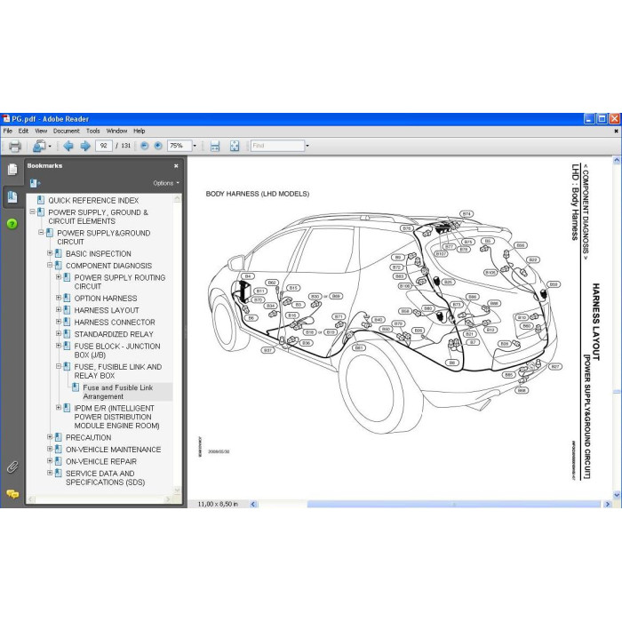 NISSAN MURANO Z51 2008 - 2010 SERVICE MANUAL