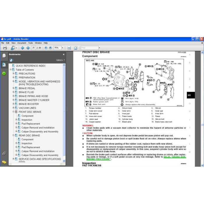 NISSAN X-TRAIL T30 2001 - 2007 SERVICE MANUAL
