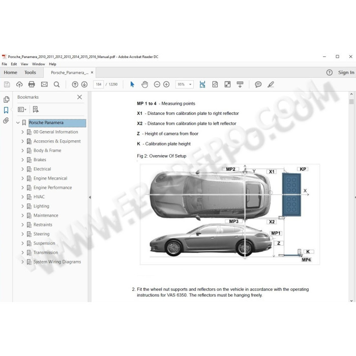 PORSCHE PANAMERA 2010 - 2016 SERVICE MANUAL