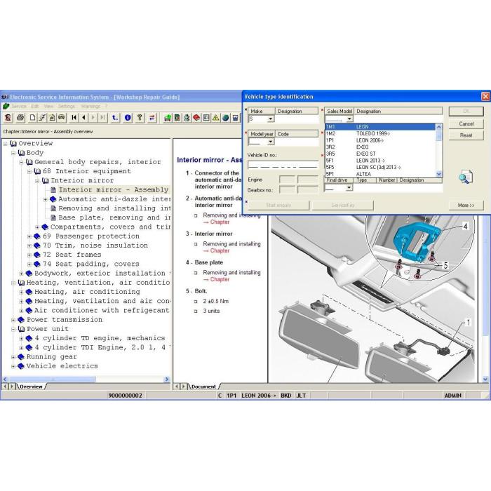 SEAT ELSA 5.2 2015 SERVICE INFORMATION SYSTEM