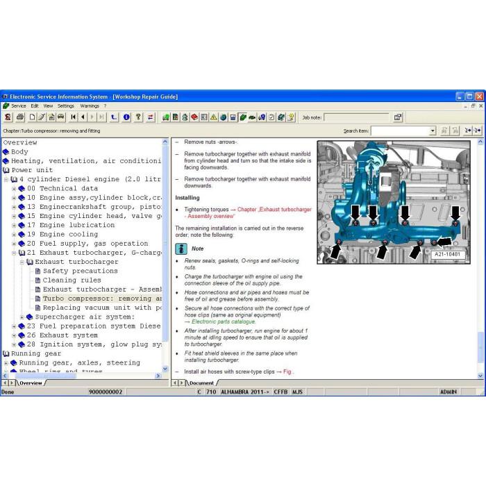 SEAT ELSA 5.2 2015 SERVICE INFORMATION SYSTEM