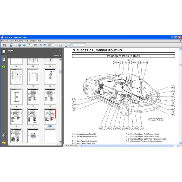SCION TC 2004 - 2010 WORKSHOP SERVICE MANUAL