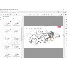 TESLA MODEL X 2016 - 2022 PARTS + SERVICE MANUAL