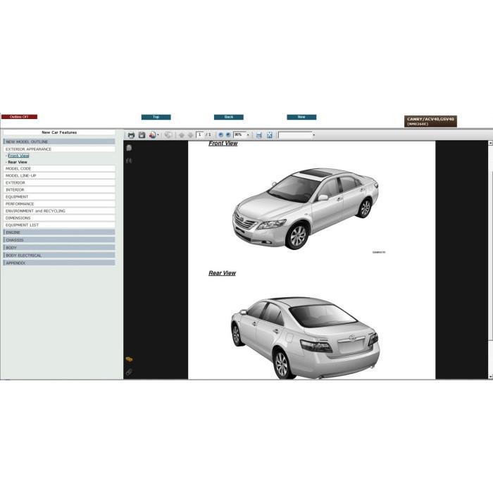 TOYOTA CAMRY 2006 - 2011 SERVICE & REPAIR MANUAL