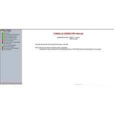TOYOTA COROLLA VERSO 2004 - 2009 SERVICE & REPAIR MANUAL