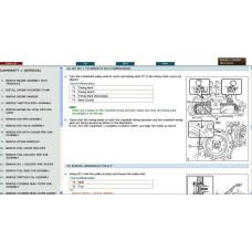 TOYOTA PRIUS HYBRID 2009 - 2015 SERVICE & REPAIR MANUAL