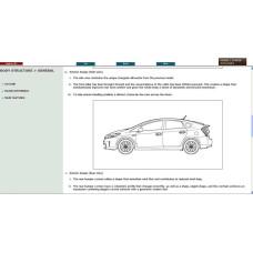 TOYOTA PRIUS HYBRID 2009 - 2015 SERVICE & REPAIR MANUAL