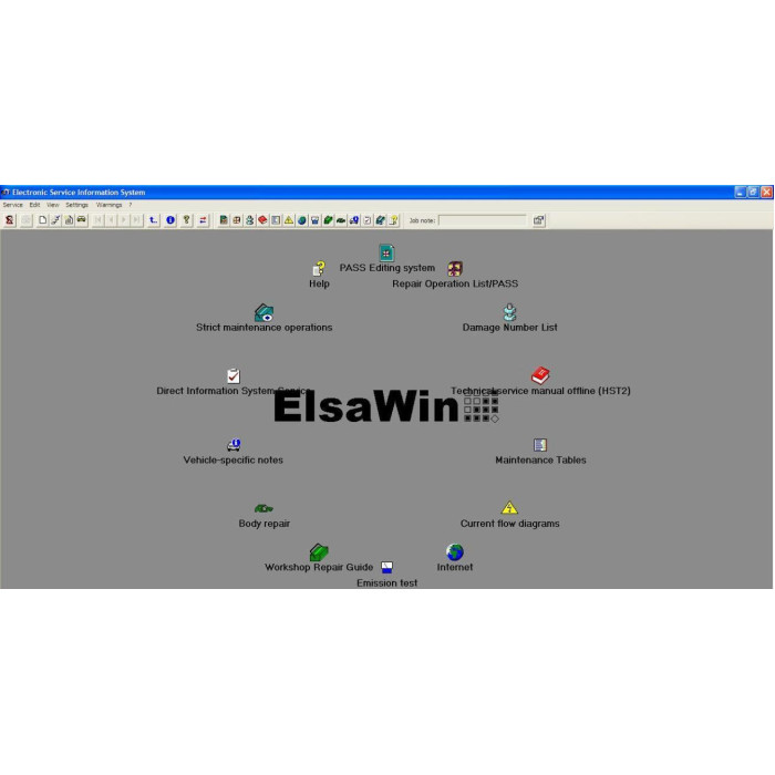 VOLKSWAGEN VW ELSA 4.0 2012 SERVICE INFORMATION