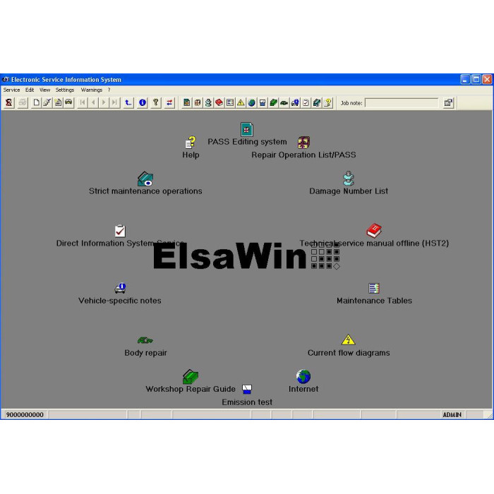 VOLKSWAGEN VW ELSA 5.3 2016 SERVICE INFORMATION