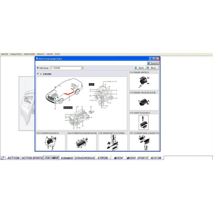 SSANG YONG EPC PARTS CATALOG 2013