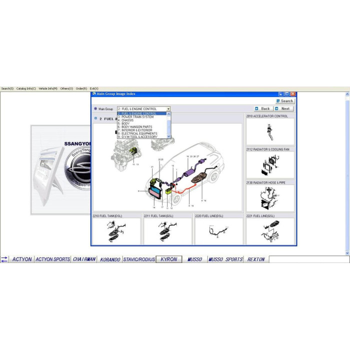 SSANG YONG EPC PARTS CATALOG 2013