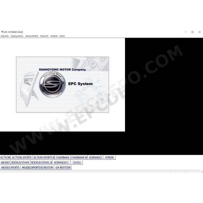 SSANG YONG EPC PARTS CATALOG 2019