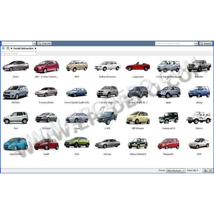 SUZUKI WORLDWIDE EPC SPARE PARTS CATALOG 2014