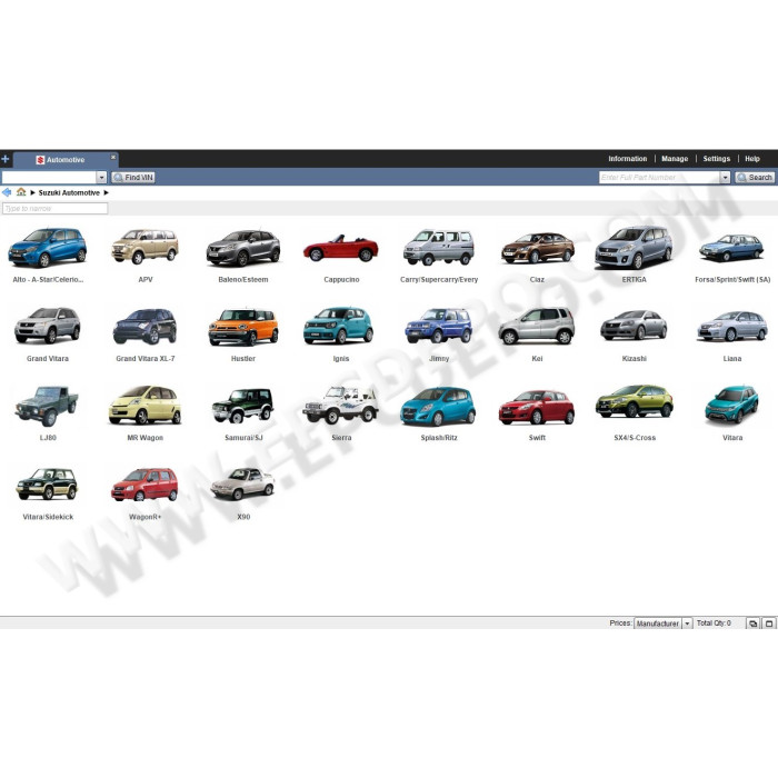 SUZUKI WORLDWIDE EPC SPARE PARTS CATALOG 2019