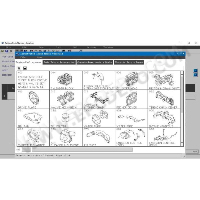 SUBARU EUROPE GENERAL EPC PARTS CATALOG 2020