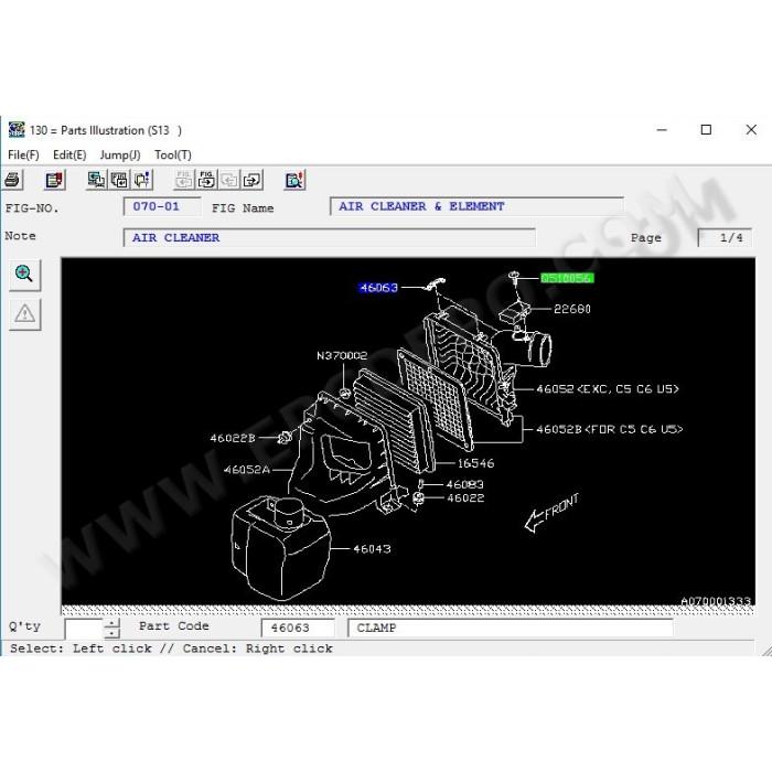 SUBARU FAST USA EPC PARTS CATALOG 2016