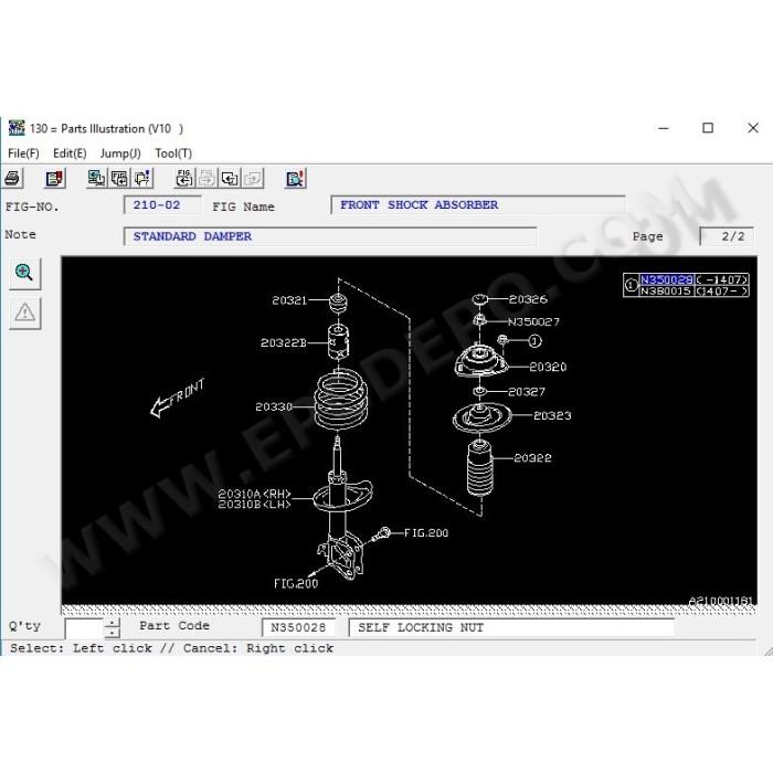 SUBARU FAST USA EPC PARTS CATALOG 2016