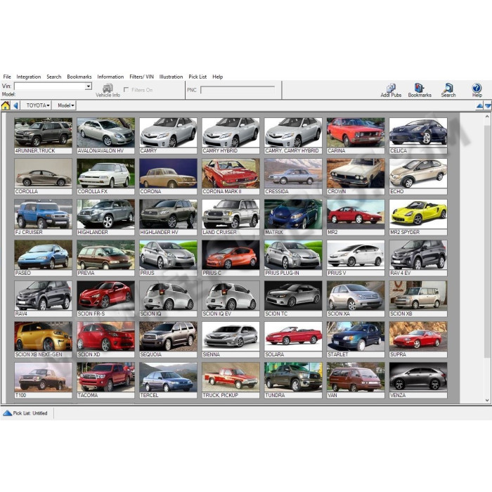 Toyota / Lexus / Scion USA TYNU EPC parts catalog 2015