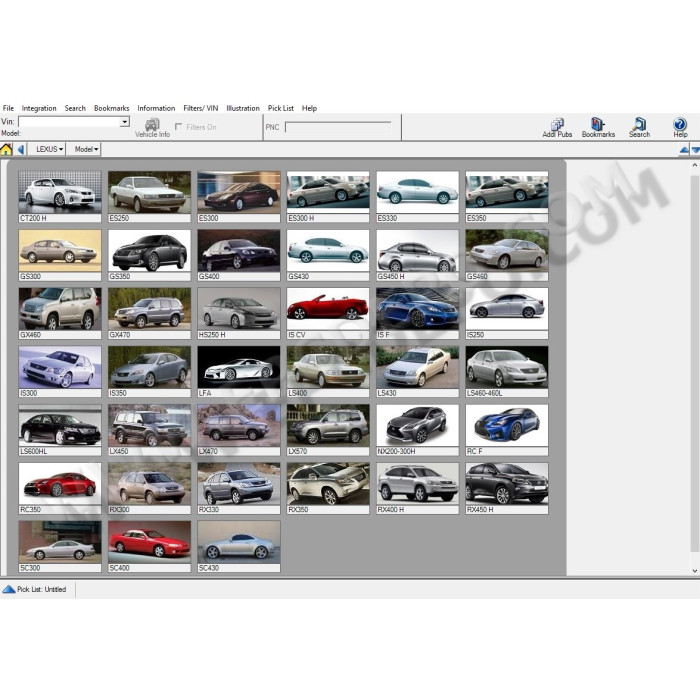 Toyota / Lexus / Scion USA TYNU EPC parts catalog 2015
