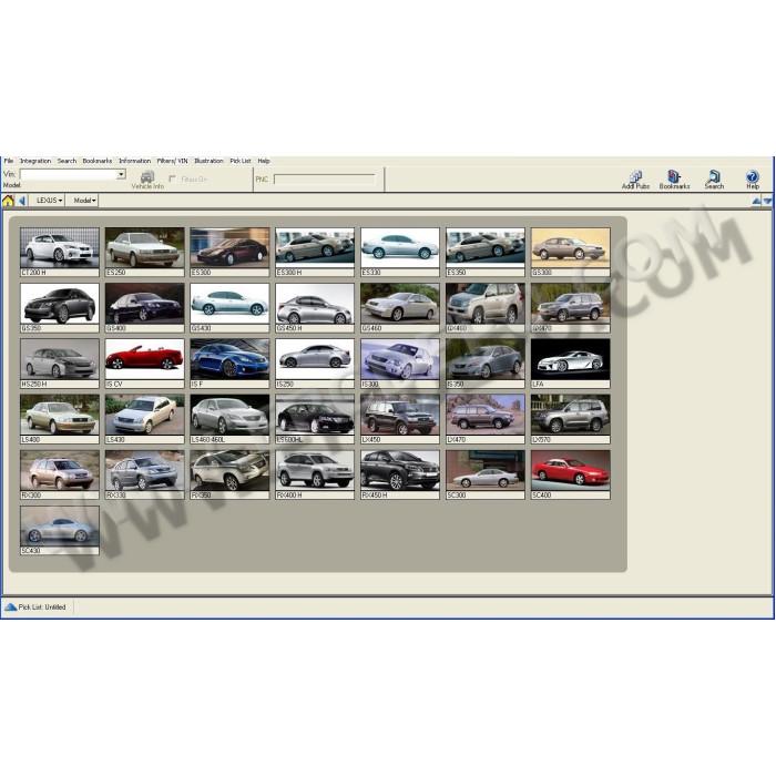 Toyota / Lexus / Scion USA TYNU EPC parts catalog 2014