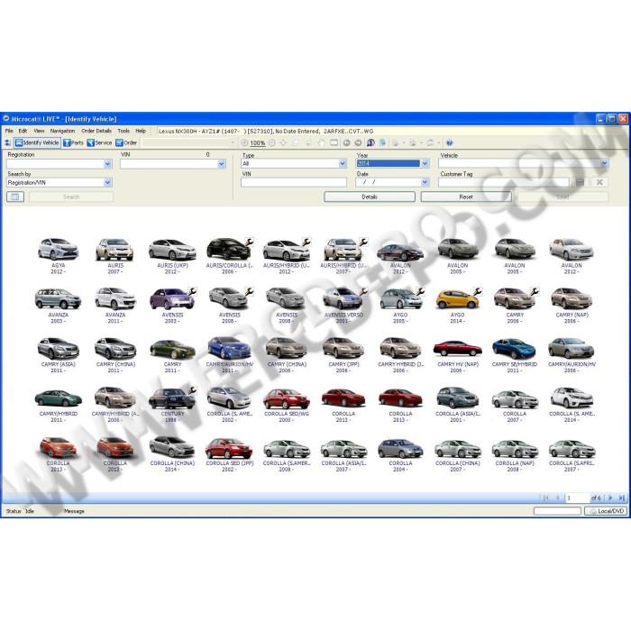 TOYOTA / LEXUS / SCION MCAT EPC PARTS CATALOG 2015