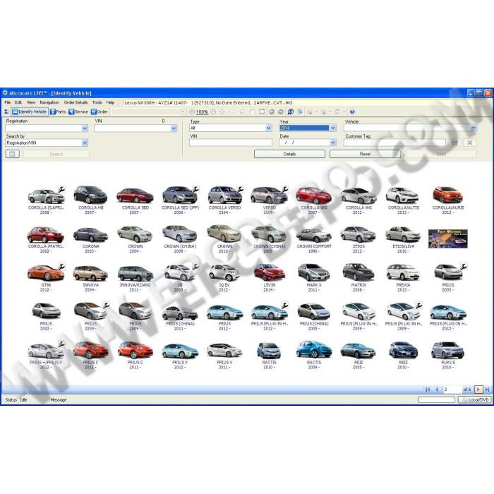 TOYOTA / LEXUS / SCION MCAT EPC PARTS CATALOG 2015