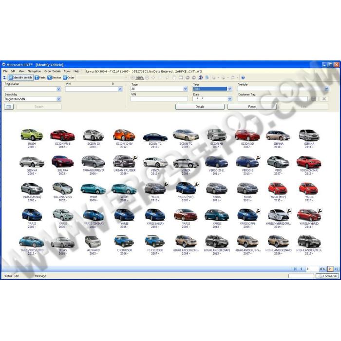 TOYOTA / LEXUS / SCION MCAT EPC PARTS CATALOG 2015