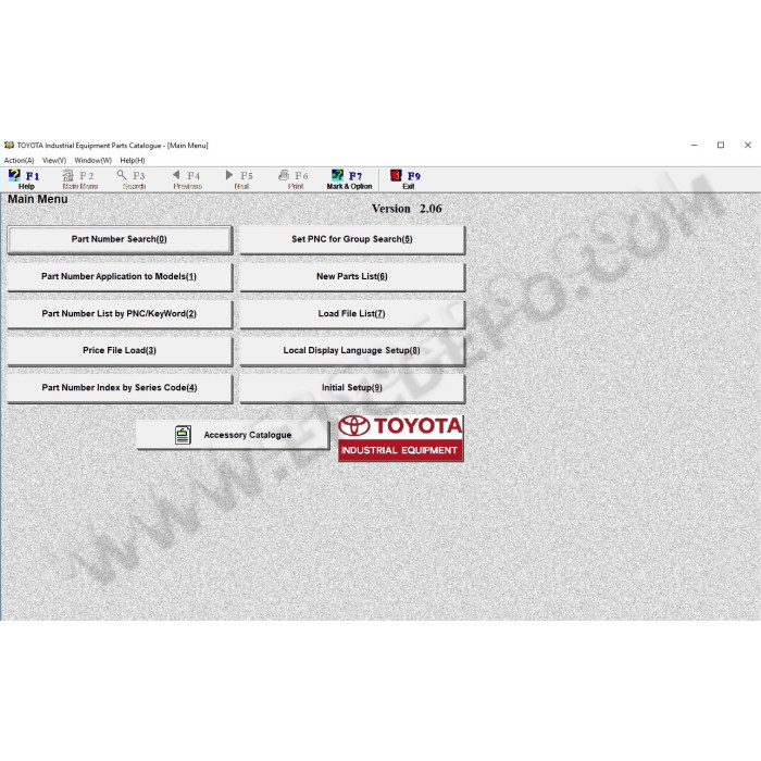 TOYOTA INDUSTRIAL EQUIPMENT EPC 2017 V2.06