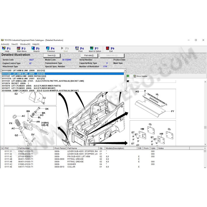 TOYOTA INDUSTRIAL EQUIPMENT EPC 2017 V2.06