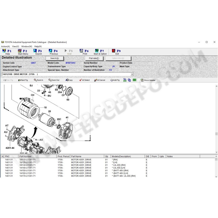 TOYOTA INDUSTRIAL EQUIPMENT EPC 2019 V2.16