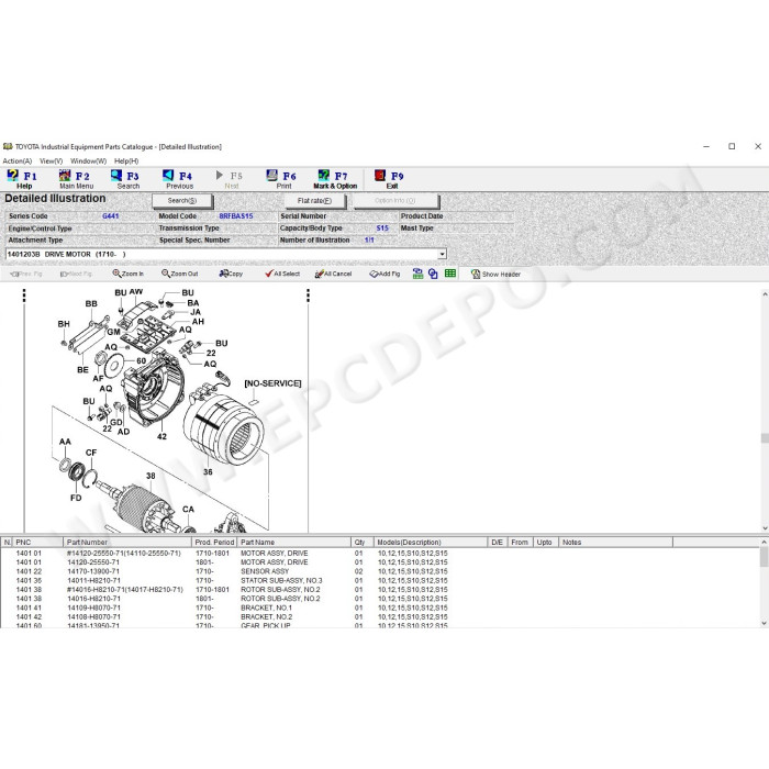 TOYOTA INDUSTRIAL EQUIPMENT EPC 2020 V2.27