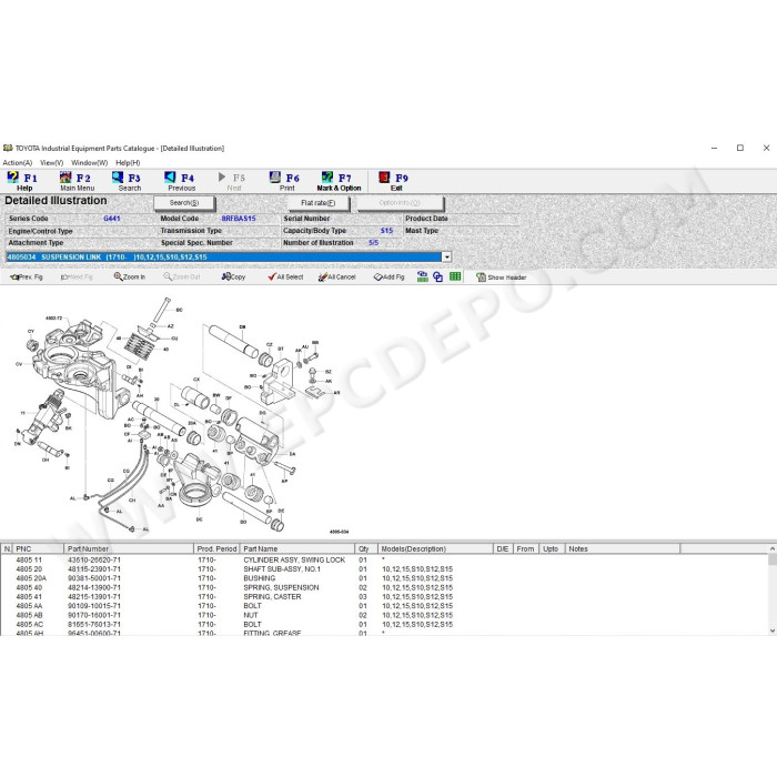 TOYOTA INDUSTRIAL EQUIPMENT EPC 2020 V2.27
