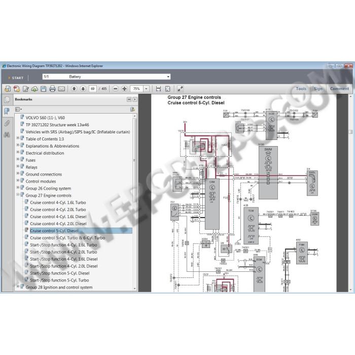 VOLVO EWD 2014D ELECTRICAL WIRING DIAGRAM