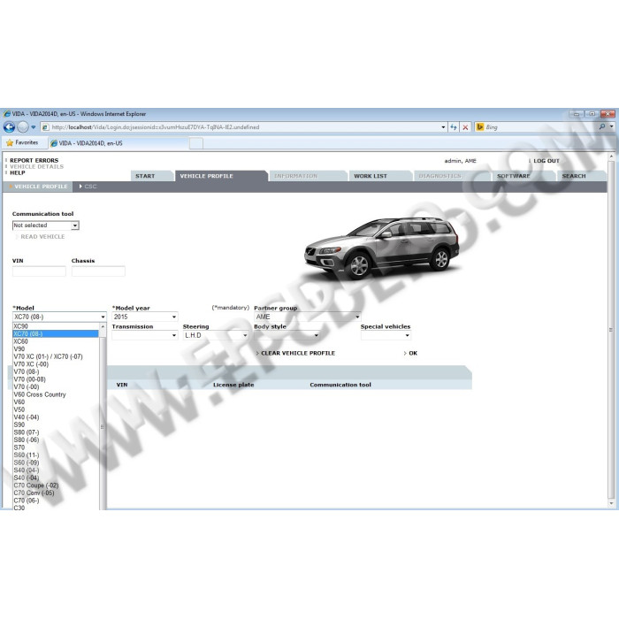 VOLVO VIDA CARS 2014D PARTS CATALOG + SERVICE