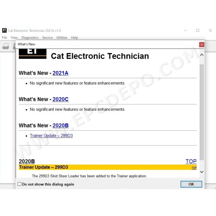 CATERPILLAR CAT SIS APRIL 2021 + ET2021A