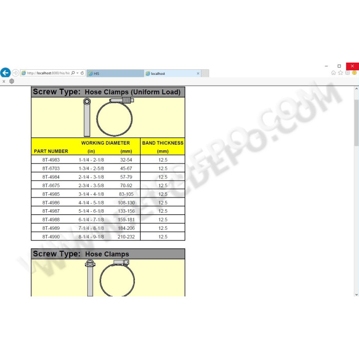 Caterpillar HCIS Hose & Coupling information system 2011