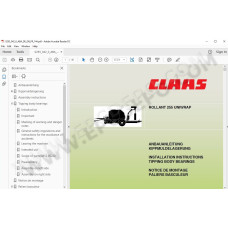 CLAAS BIGTIC SERVICE & REPAIR MANUALS