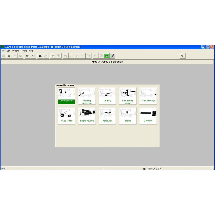 CLAAS ESIS 2.5 EPC SPARE PARTS CATALOG