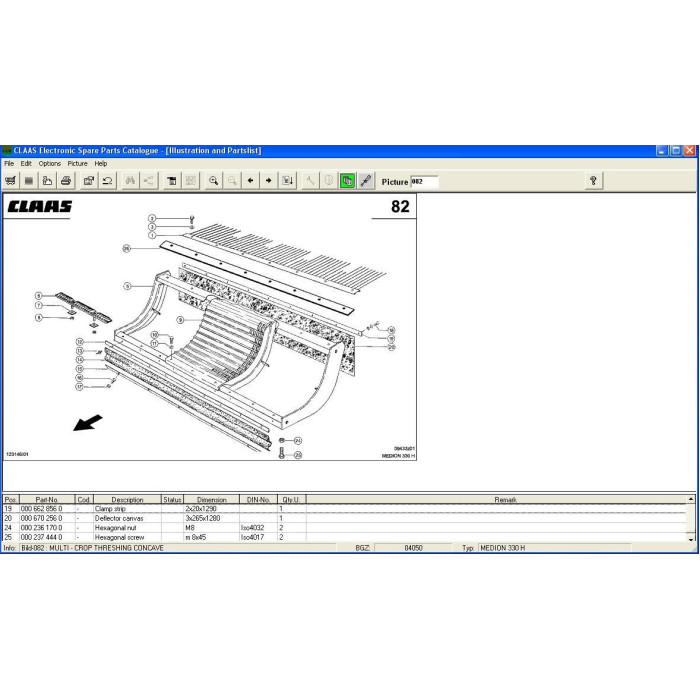 CLAAS ESIS 2.5 EPC SPARE PARTS CATALOG