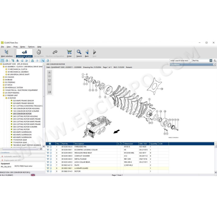 CLAAS PARTS DOC 2.2 EPC PARTS CATALOG 02.2021