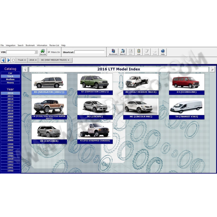 FORD USA EPC 2015 PARTS CATALOG