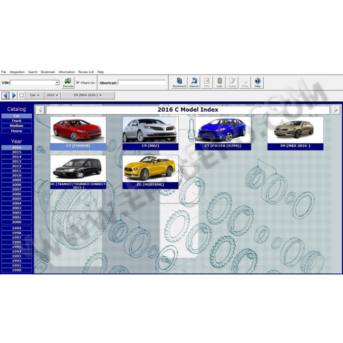 FORD USA EPC 2015 PARTS CATALOG