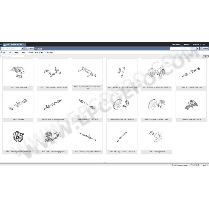 FORD USA EPC 2020 PARTS CATALOG