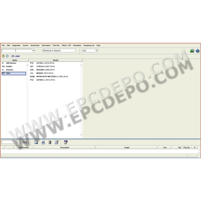 General Motors GM Holden Australia EPC parts catalog 2014