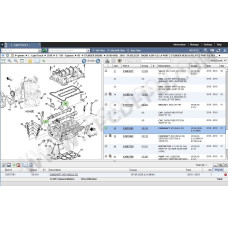 General Motors GM MX Mexico EPC parts catalog 2017
