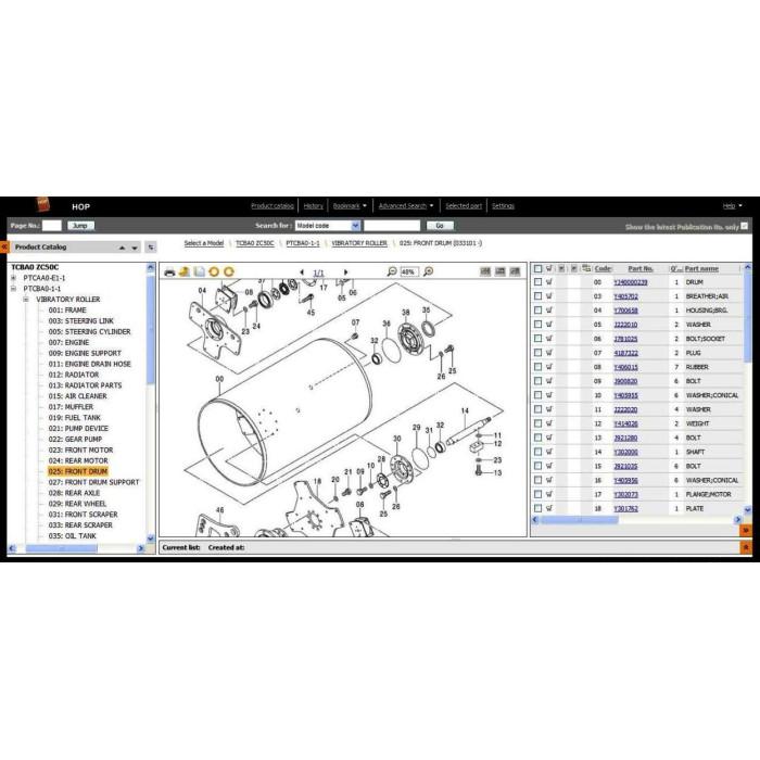 Hitachi HOP EPC electronic spare parts catalog 2013